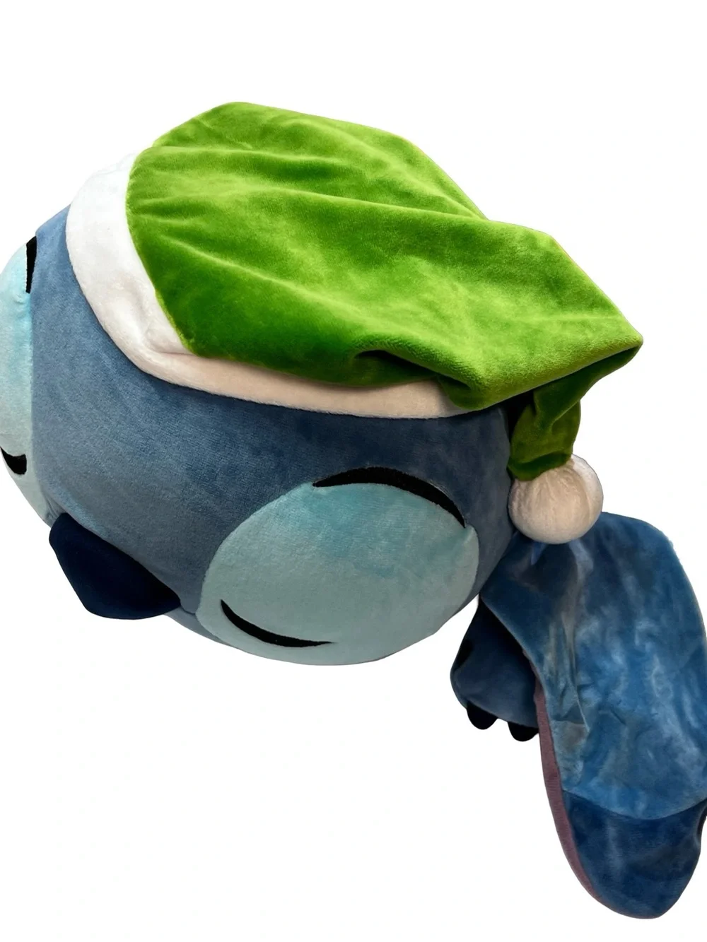 Disney Stitch Christmas Holiday Cuddleez large plush 24”‎ Santa Hat Pajamas toy